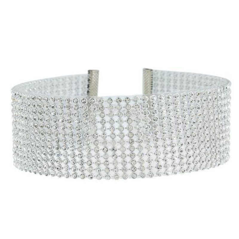 Best-selling luxury diamond-encrusted necklace, collarbone chain, popular European and American fashion accessories, neck chain and collar cho ker detail image 5