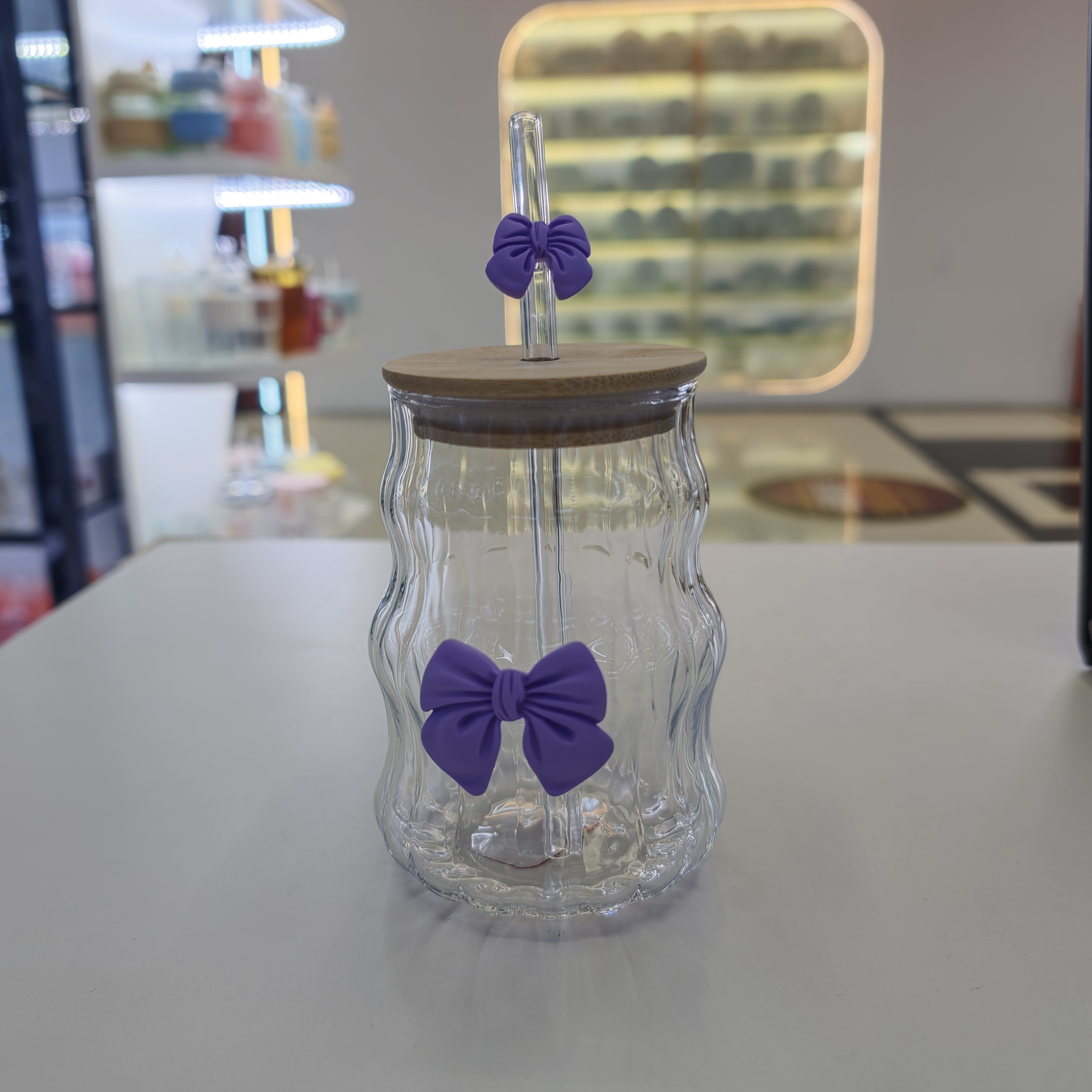水晶杯/茶具套装/奈斯玻璃水杯/茶杯水杯/水杯隔热带细节图