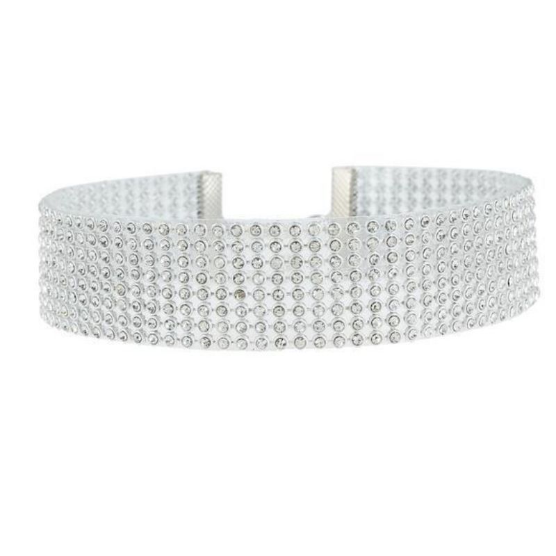 Best-selling luxury diamond-encrusted necklace, collarbone chain, popular European and American fashion accessories, neck chain and collar cho ker detail image 4