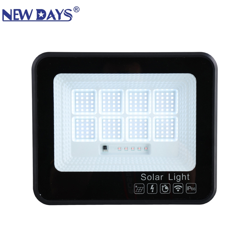 NEWDAYS marca nueva frontera LED luz de inundación solar luz de inundación ABS caja de plástico, a prueba de agua y polvo iluminación doméstica luz de emergencia luz de calle ambiental destacada luz solar Item Picture