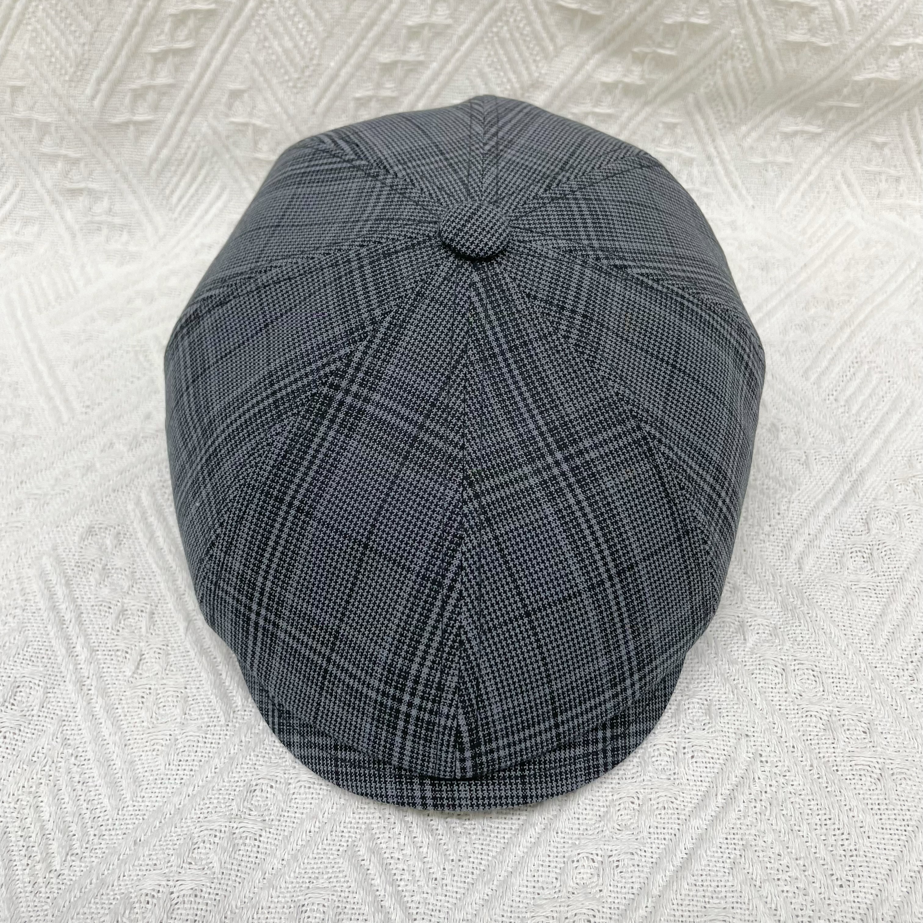 Spring and summer thin suit front hat, elegant and retro, versatile, trendy baseball cap, simple and high-quality, men's summer hat, outdoor sunshade, casual hat full figure