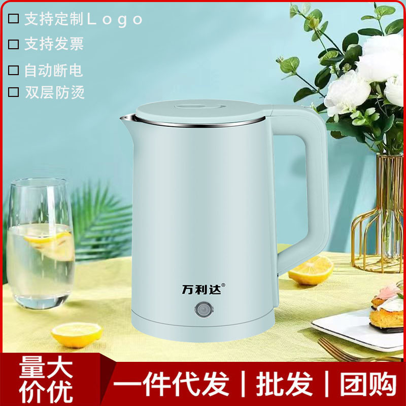 malata kettle household double layer kettle curling stainless steel automatic power off electric kettle fast boiling details Picture