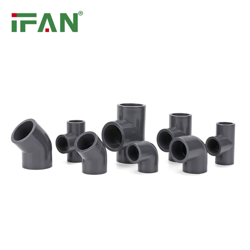 IFAN PN10 PVC Elbow Tee Plumbing GB PVC-U UPVC Pipe Fittings Item Picture