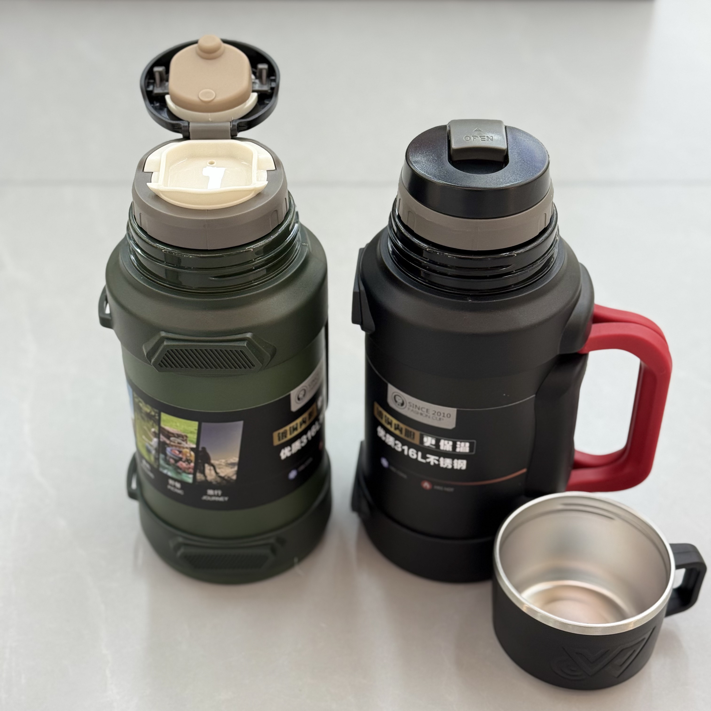 New 316 stainless steel large-capacity outdoor insulated kettle, travel kettle and insulated cup for autumn and winter 2025 Application Scenario