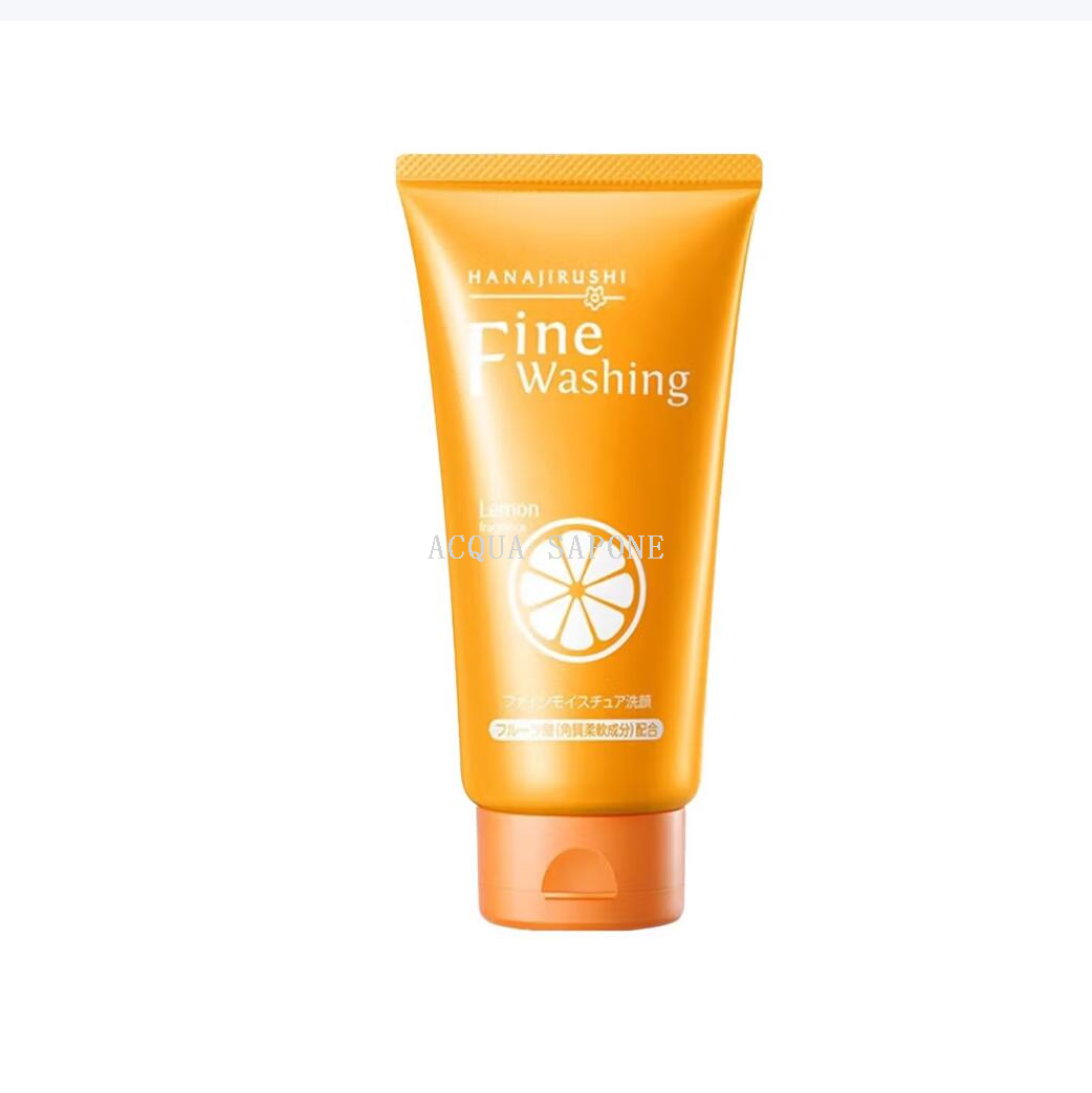 包邮 日本进口洗面奶洗脸 花印维他命亮白洁面乳（黄色柠檬）120g详情4