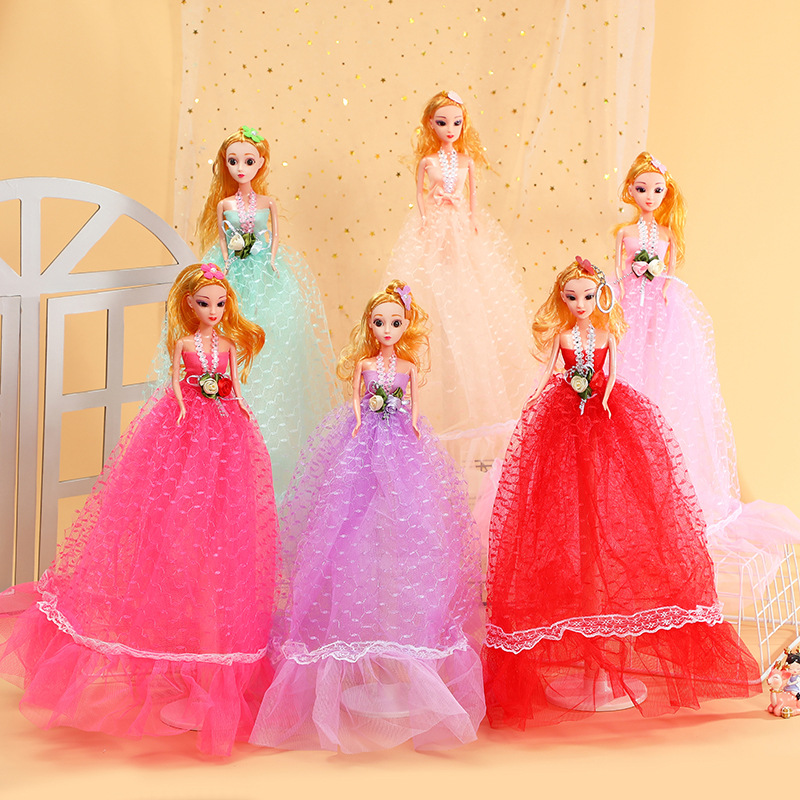 Extra-large 50cm wedding dress, Barbie doll keychain pendant, creative cartoon princess doll keychain wholesale