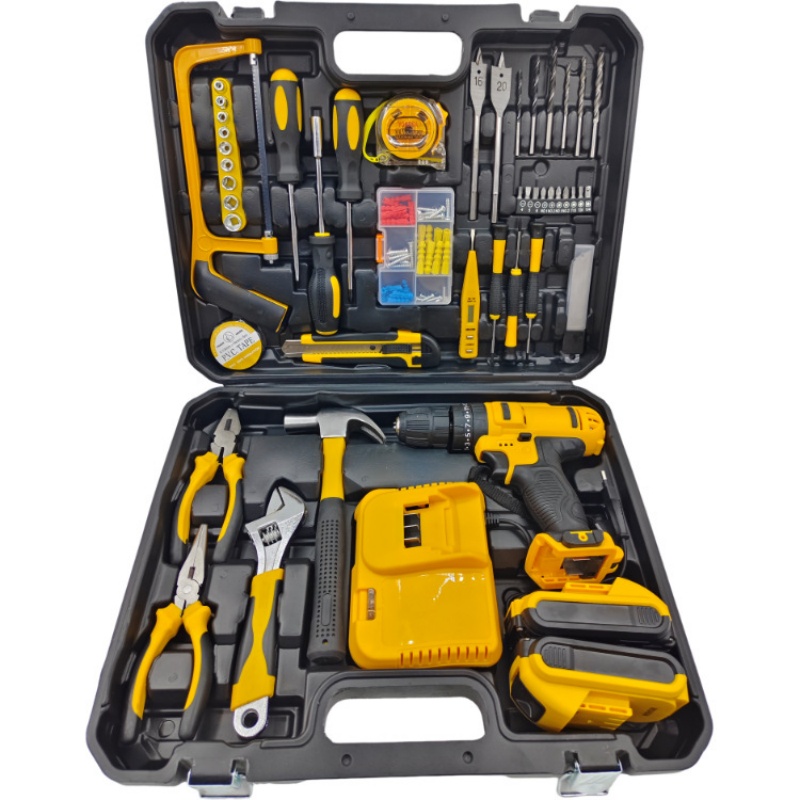 手电钻跨境热销家用多功能电钻充电钻电动螺丝刀电钻电动工具细节图