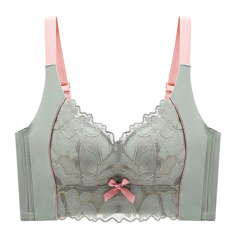 tik tok live stream hot-selling bra small breast size exaggerating bra push up push up anti-sag accessory breast push up bra lace adjustment Specification drawing