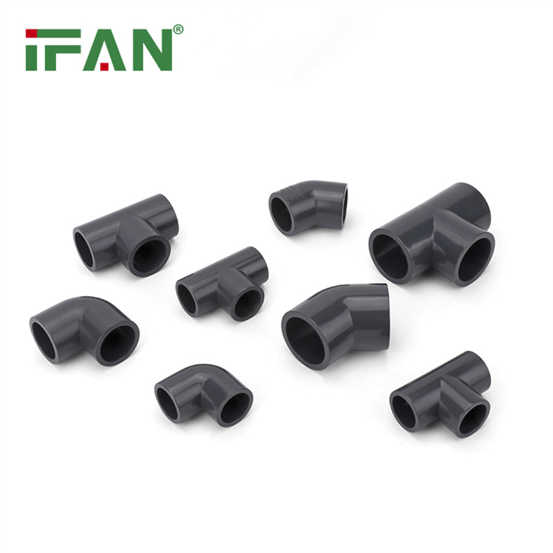 IFAN PVC Water Pipe Connect GB Elbow Tee PVC-U UPVC Fittings Item Picture