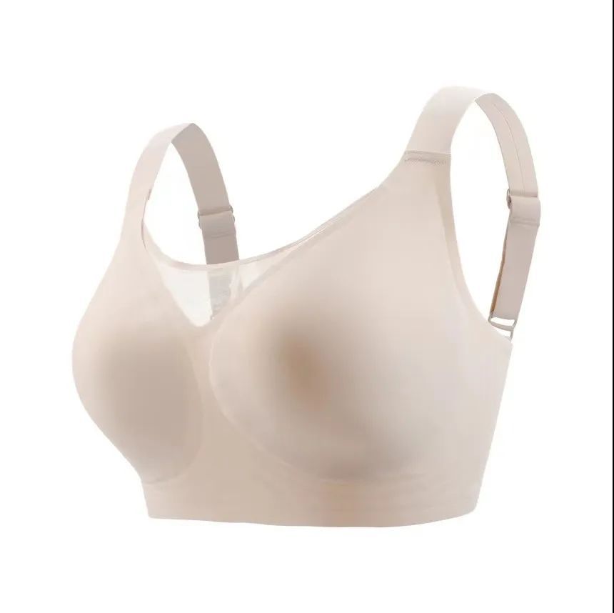 cross-border large size underwear women's big chest small 3d corset underwear breast holding without steel ring push up anti-sag bra Specification drawing