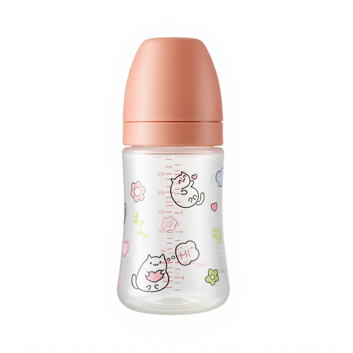 奶瓶/婴儿硅胶/婴儿床/母婴用品宝宝白底实物图