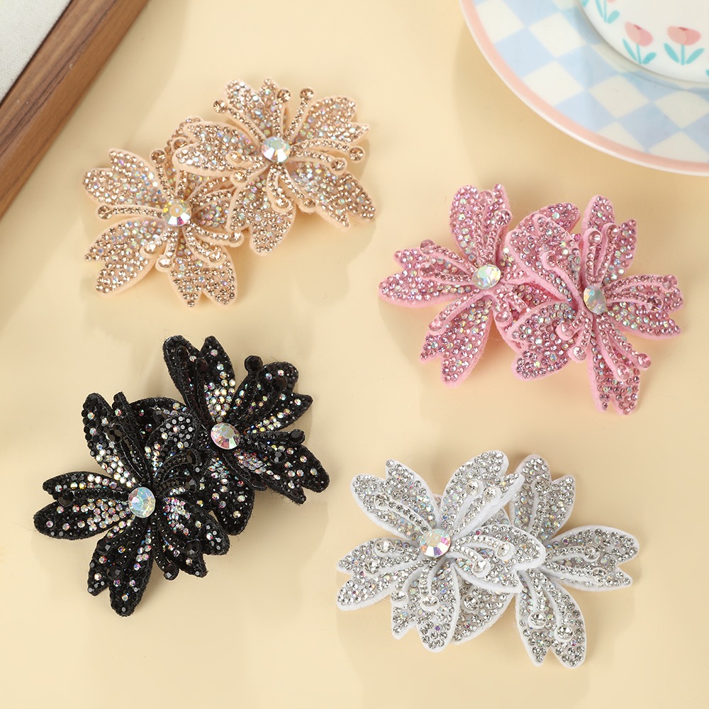 甜美可爱水钻花朵配件装饰手工DIY饰品配件鞋包发饰服装装饰辅料