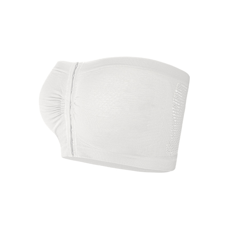 cross-border european and american strapless bra and undershirt chest plate chest buckle beauty back chest cover tube top thin breathable chest wrap underwear women Application Scenario