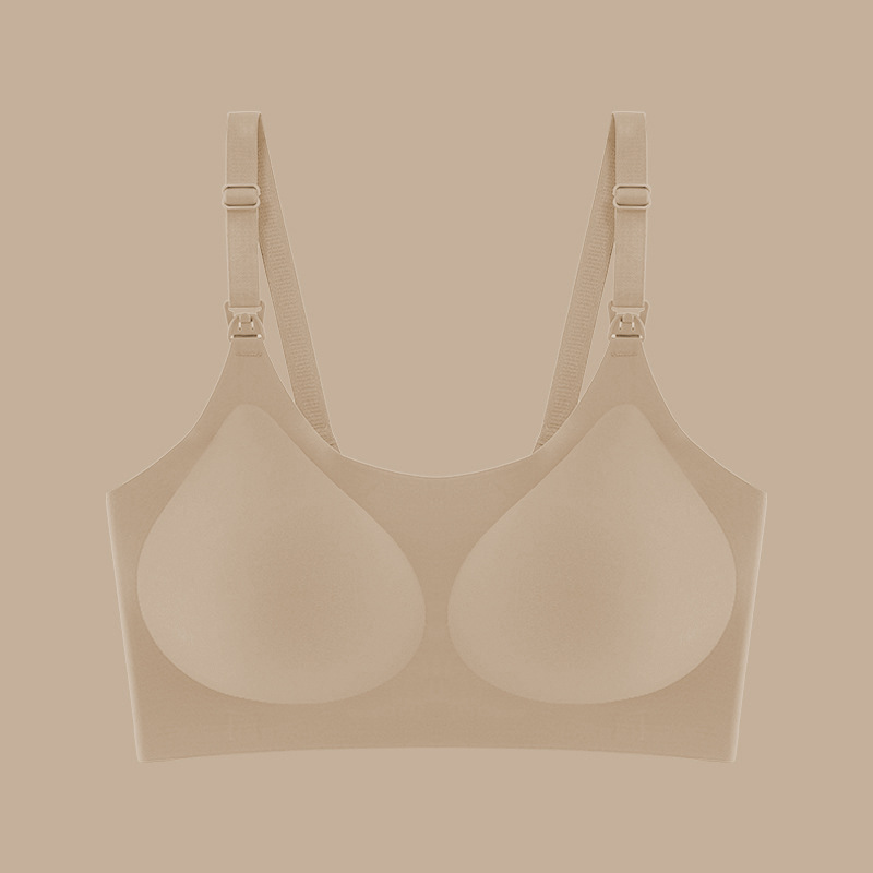 pregnant women's underwear pregnant women's thin nursing underwear semi-fixed traceless ventilation plus size sleep nursing bra Application Scenario