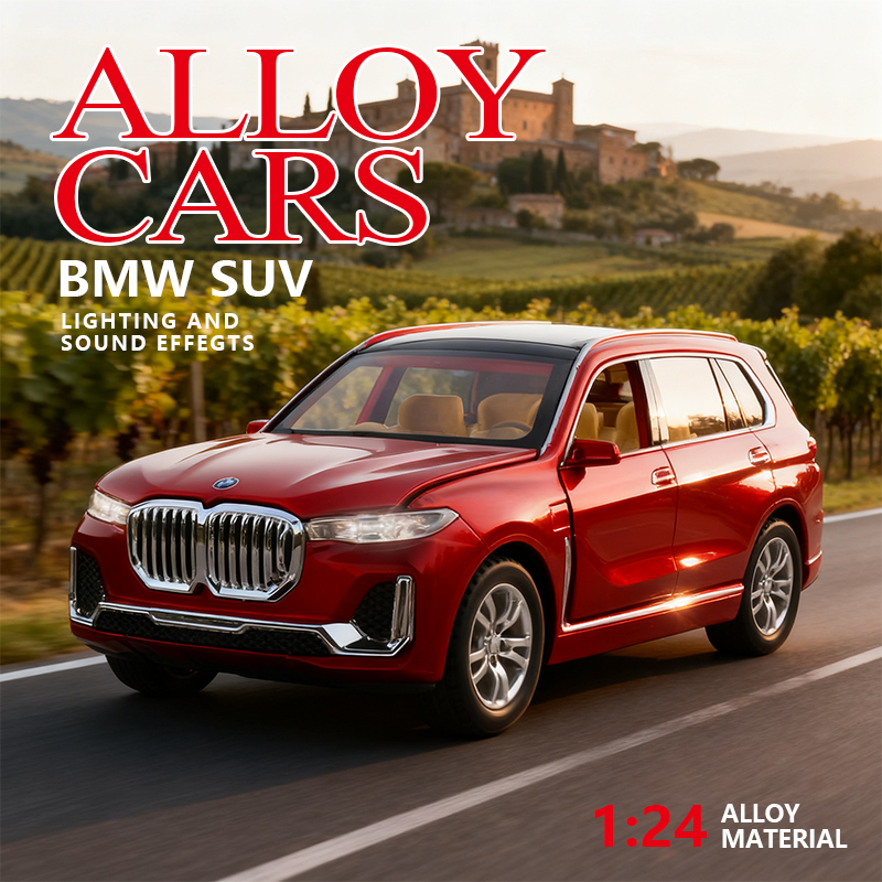 1:24 Six-door BMW X7 SUV Model Simulation alloy Toy Car Children's Collection Edition