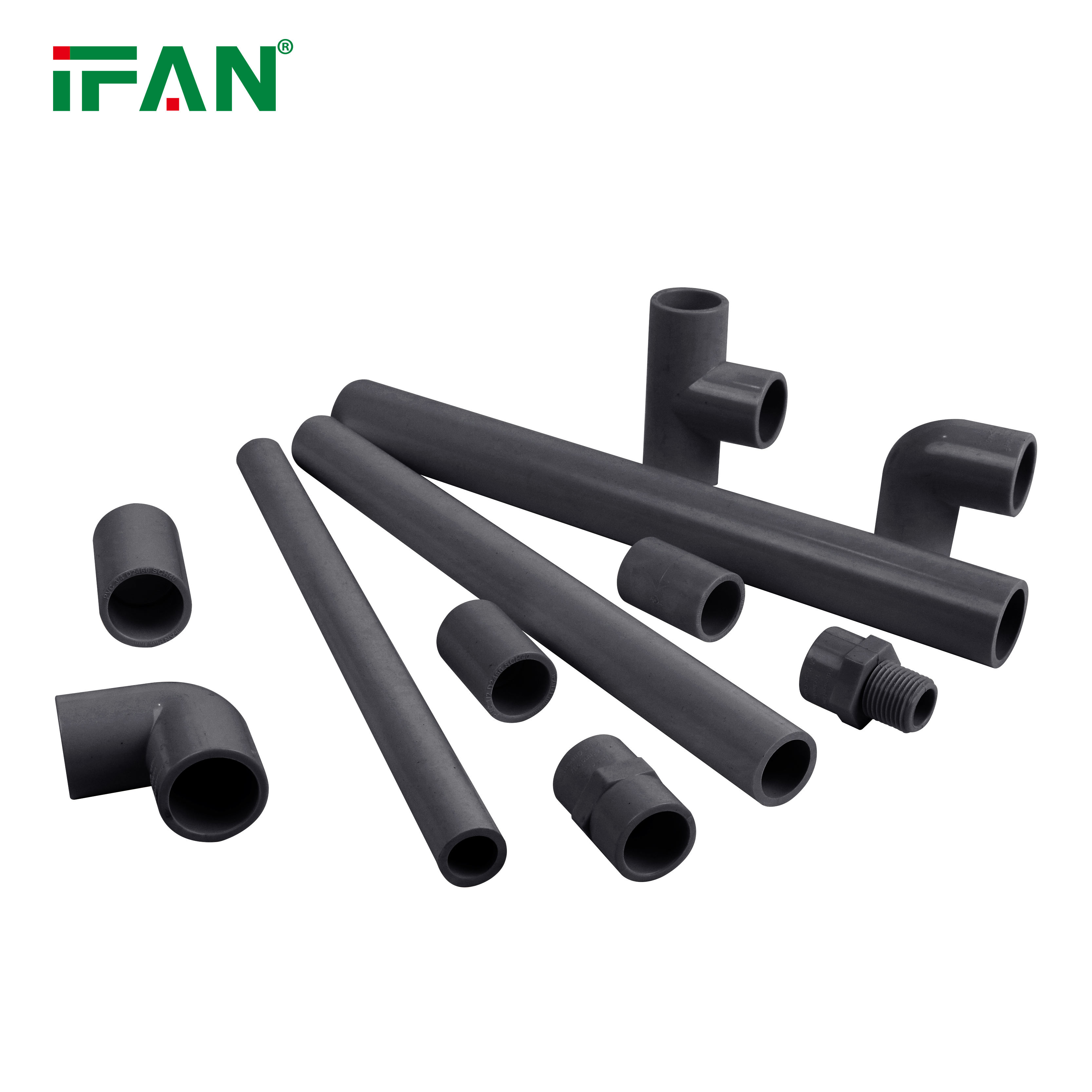 IFAN Plumbing GB UPVC Fitting PN10 Tee Coupling UPVC Fitting Application Scenario
