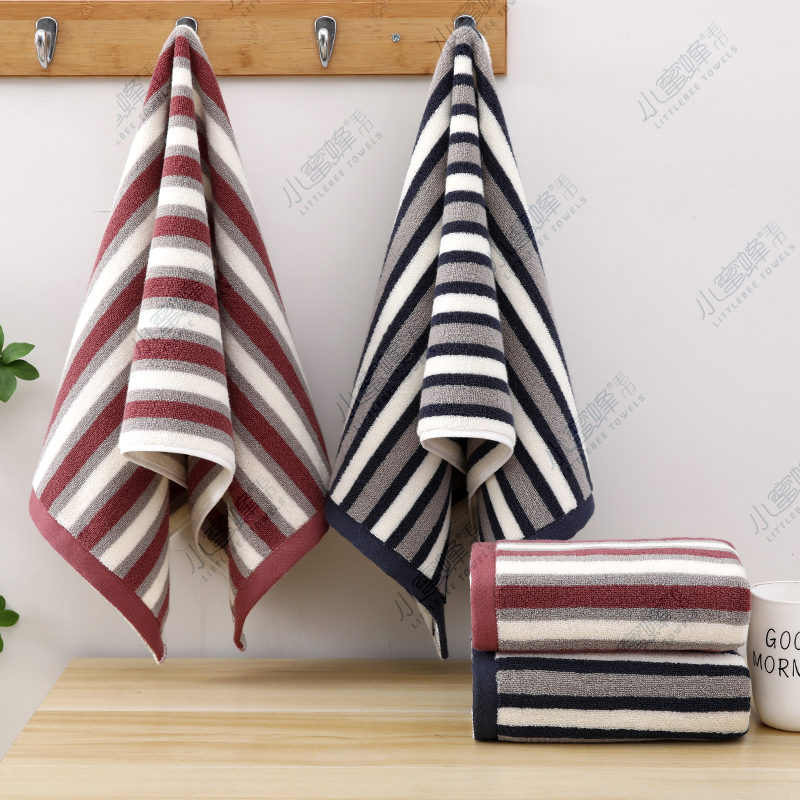 New all-cotton towel, combed cotton towel, soft and absorbent gift towel, Little Bee towel 615 pic 4