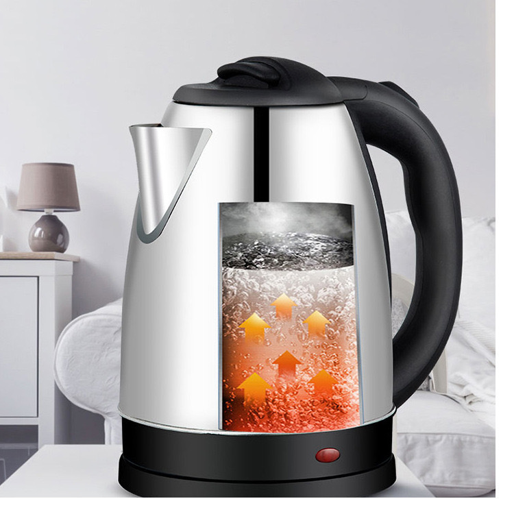 stainless steel electric kettle fast kettle automatic power off household large capacity electric kettle european and american british standard foreign trade details Picture