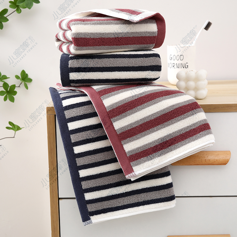 New all-cotton towel, combed cotton towel, soft and absorbent gift towel, Little Bee towel 615 Application Scenario