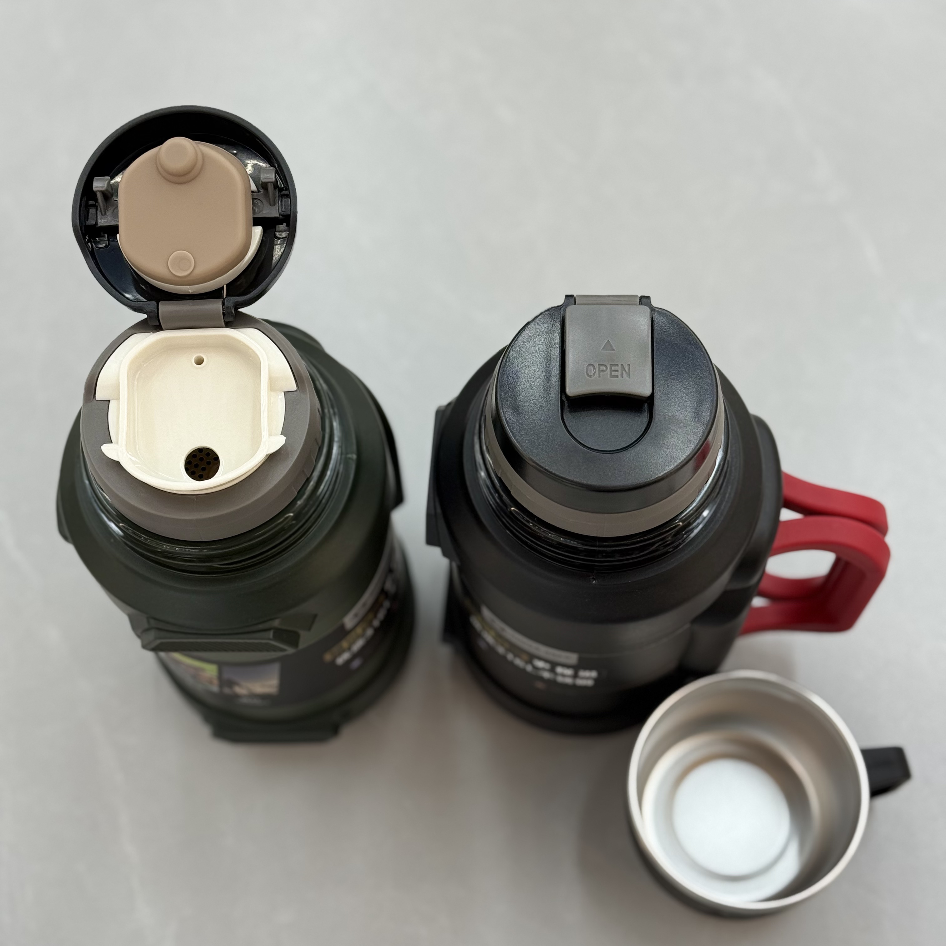 New 316 stainless steel large-capacity outdoor insulated kettle, travel kettle and insulated cup for autumn and winter 2025 Specification image