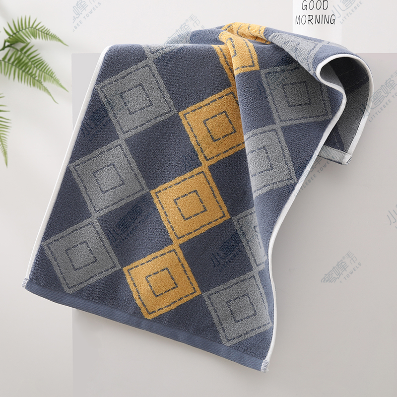 New all-cotton towel, combed cotton towel, soft and absorbent gift towel, Little Bee towel 613 details Picture