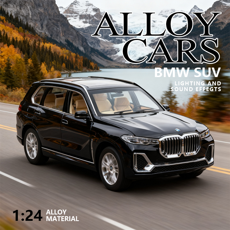 1:24 Six-door BMW X7 SUV Model Simulation alloy Toy Car Children's Collection Edition details Picture