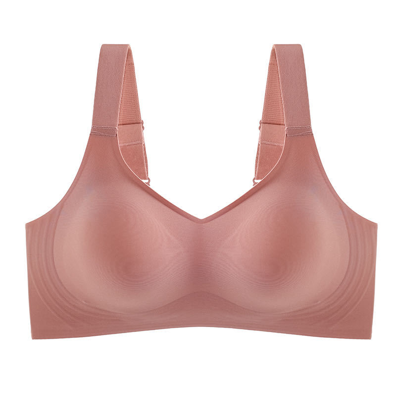 jelly stick seamless underwear women's small chest push up wireless sports yoga vest soft support bra summer thin Specification drawing