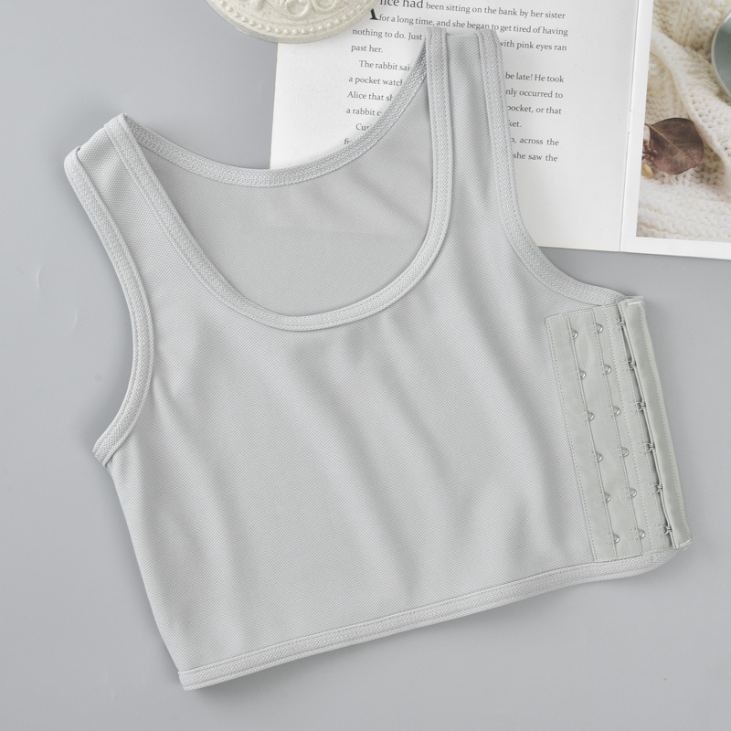 corset women's breasts contracting bra seamless breast shaping vest students thin chest shrink chest sports tube top les four seasons full figure