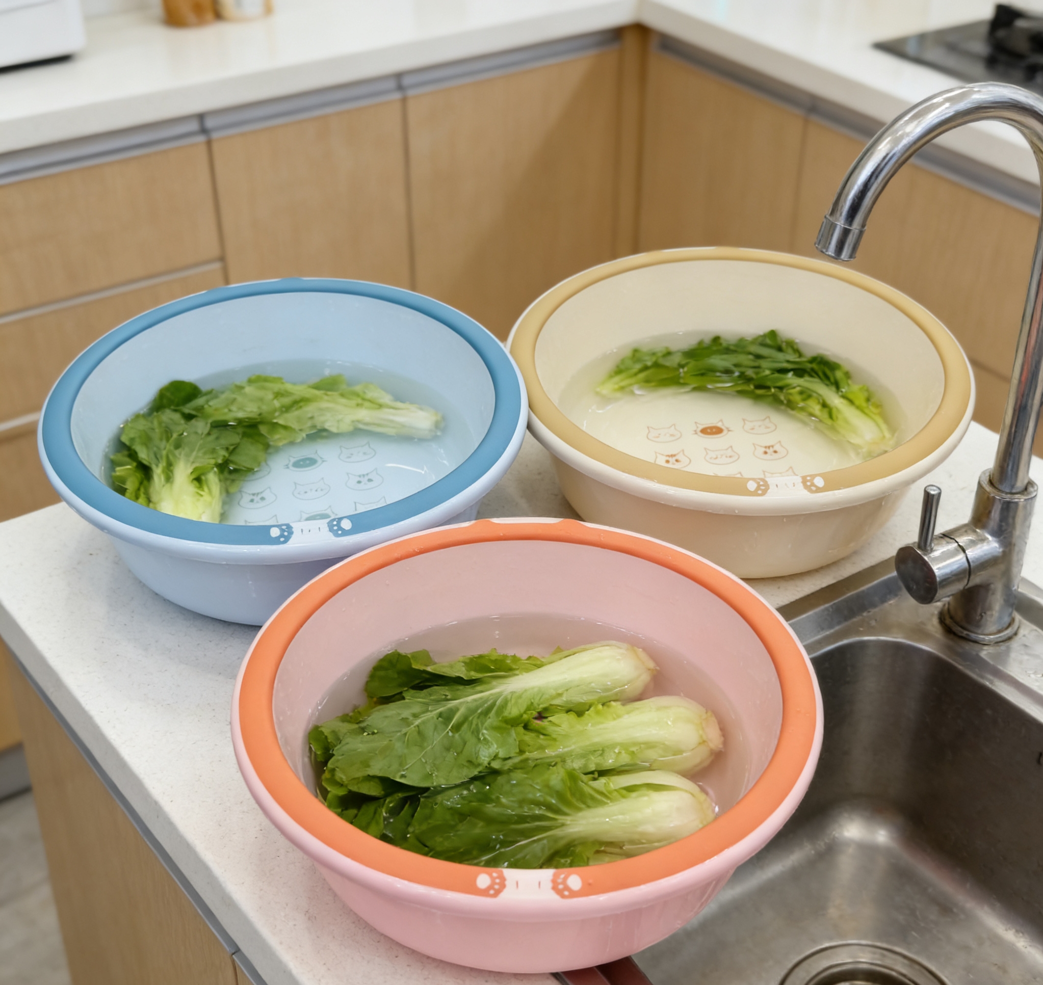不锈钢盆/塑料盆/脸盆/塑料盆儿童卡通/不锈钢盆加厚细节图