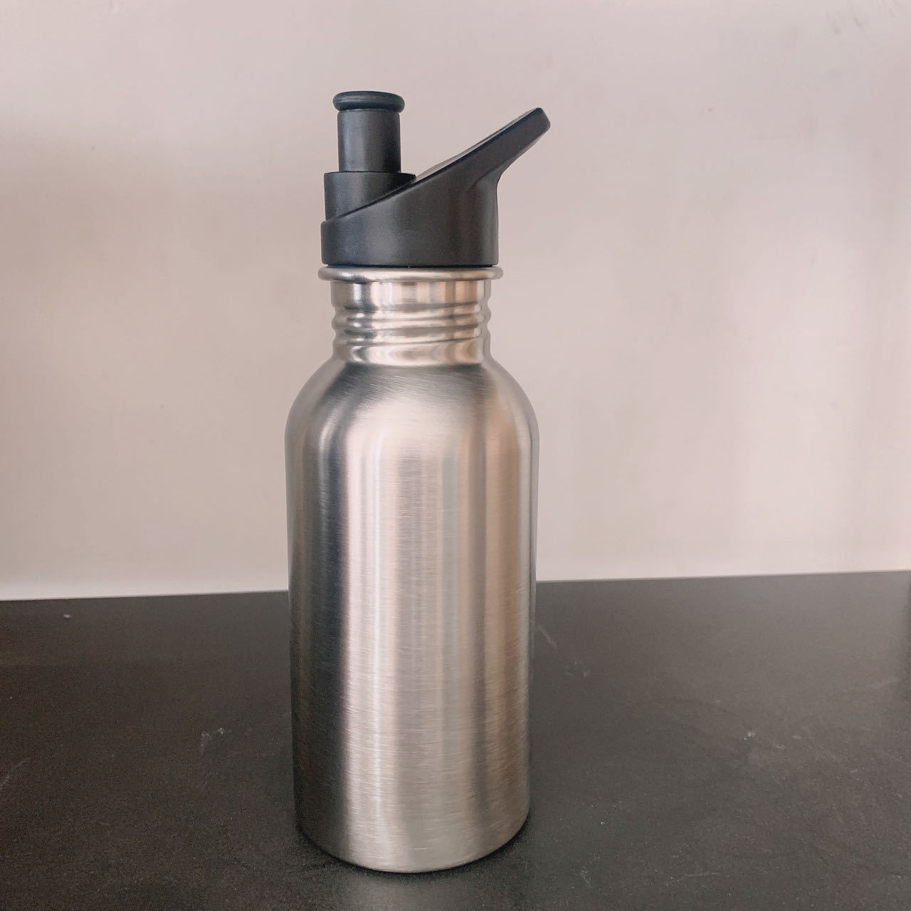 spot portable hot sale wholesale cross-border american large mouth sports kettle single layer stainless steel outdoor drinking glass cycling kettle full figure