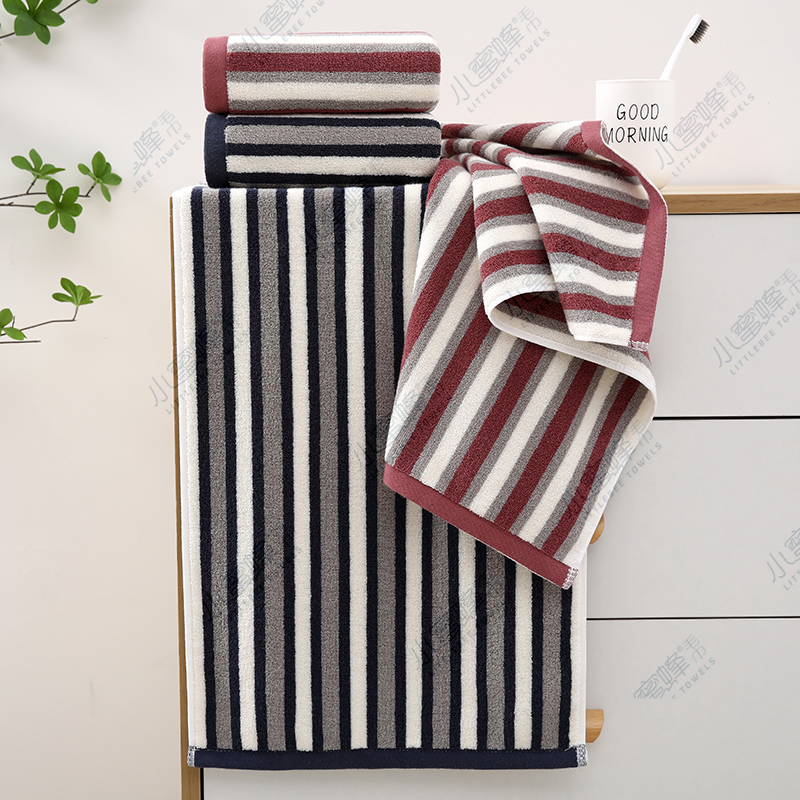 New all-cotton towel, combed cotton towel, soft and absorbent gift towel, Little Bee towel 615 pic 1
