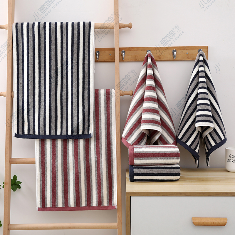 New all-cotton towel, combed cotton towel, soft and absorbent gift towel, Little Bee towel 615