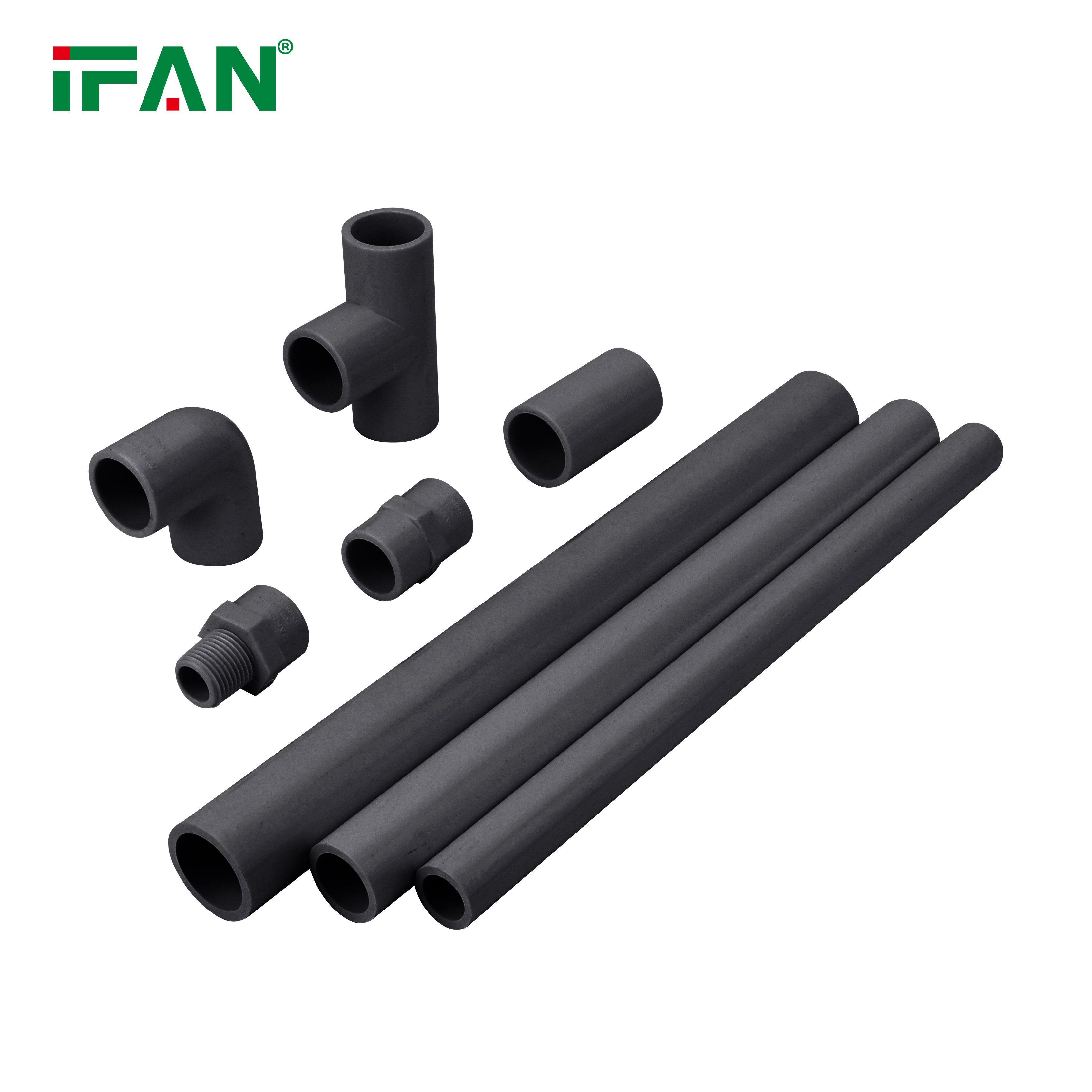 IFAN GB PN10 PVC Plumbing Elbow Tee UPVC PVC-U Pipe Fittings