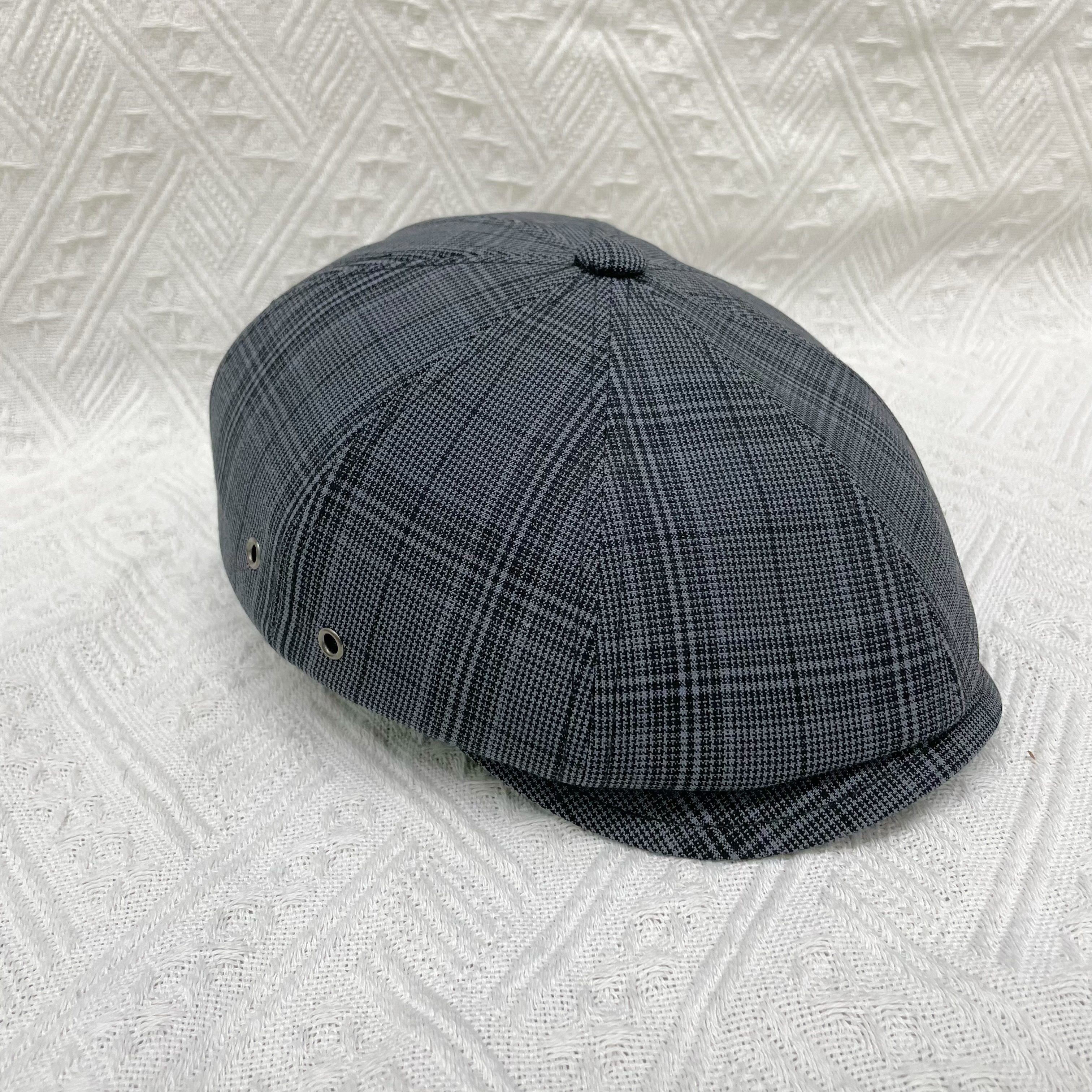 Spring and summer thin suit front hat, elegant and retro, versatile, trendy baseball cap, simple and high-quality, men's summer hat, outdoor sunshade, casual hat details Picture