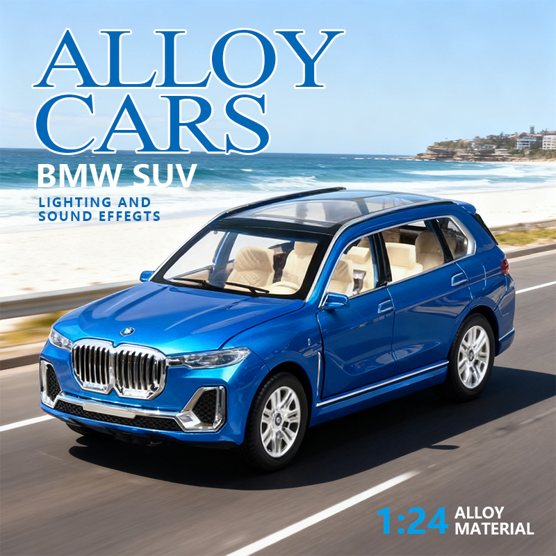 1:24 Six-door BMW X7 SUV Model Simulation alloy Toy Car Children's Collection Edition Specification image
