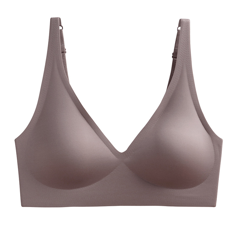 foreign trade large size seamless underwear women's small chest push-up thin non-wire accessory breast push up anti-sagging soft support bra Application Scenario