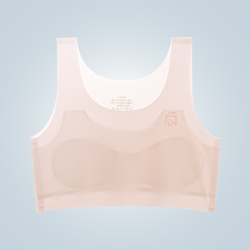 [factory straight hair] girls' underwear development period summer thin primary school student vest junior high school bra girl bra Specification drawing