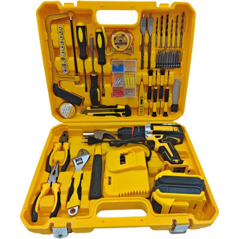 手电钻跨境热销家用多功能电钻充电钻电动螺丝刀电钻电动工具产品图