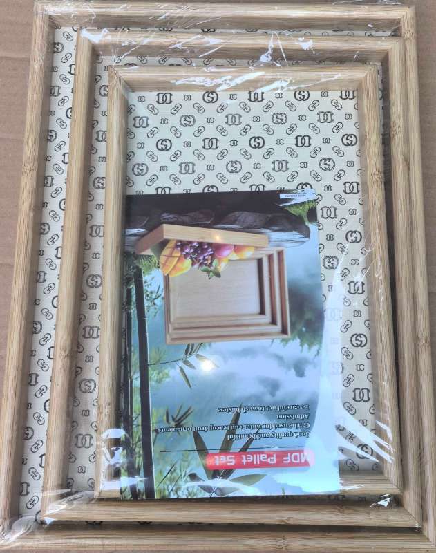 Handicraft gift tray, decorative fruit plate, candy box tray, ornaments, bamboo fruit plate Specification image