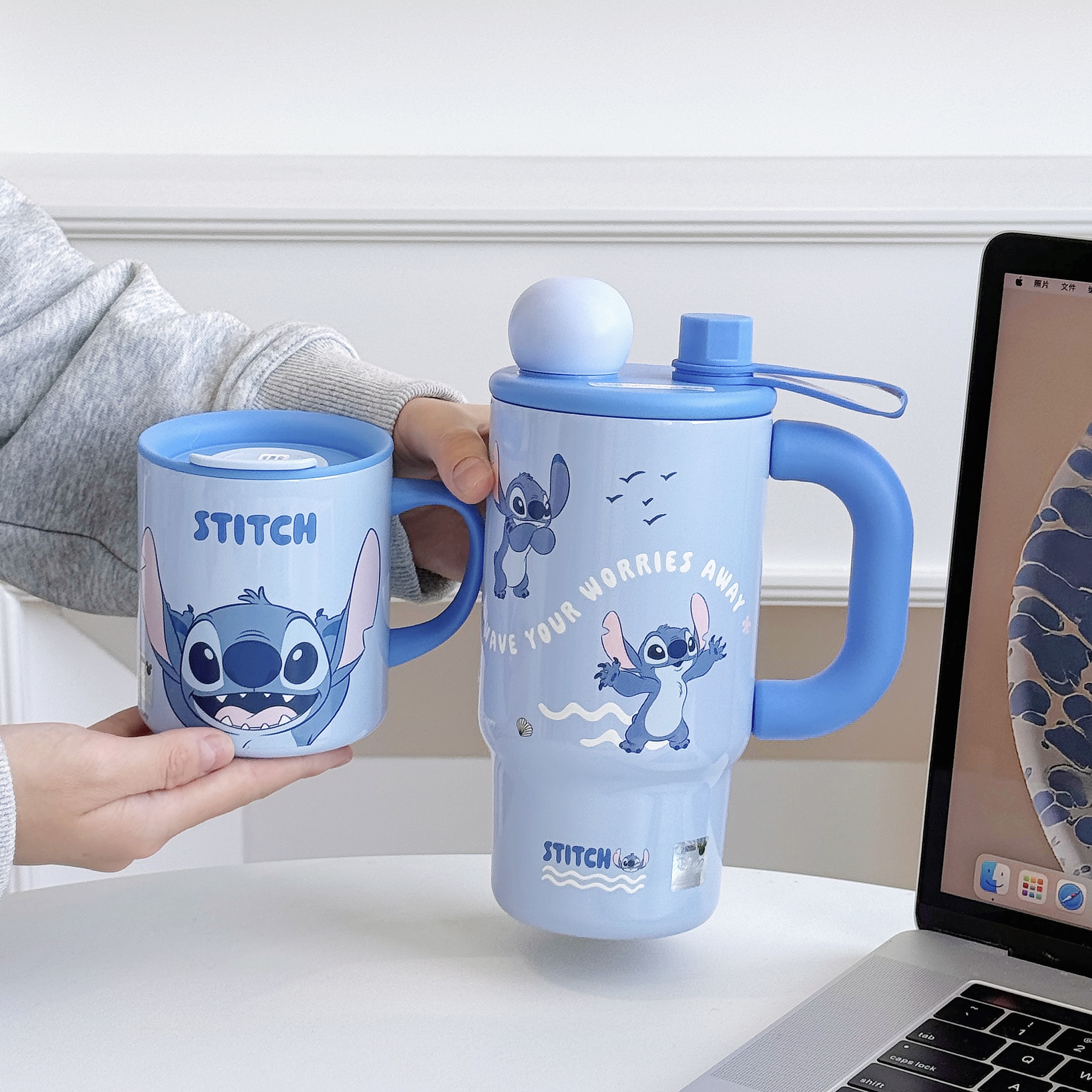 Officially authorized by TinkerTot, choose from six styles of blue Tinkertot insulated cups and mugs at will, as well as cute children's slanted ice cups and water cups Specification image