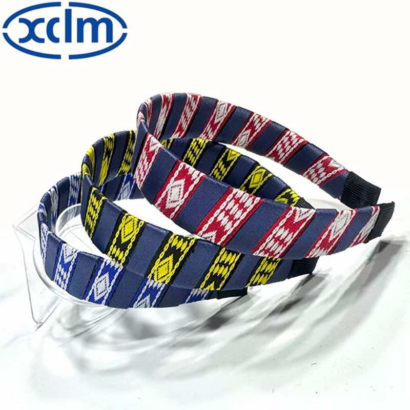 Retro hair clips, wide-brimmed hair bands, embroidered ethnic floral hair clips, face wash headbands, new hair accessories, exquisite Specification image