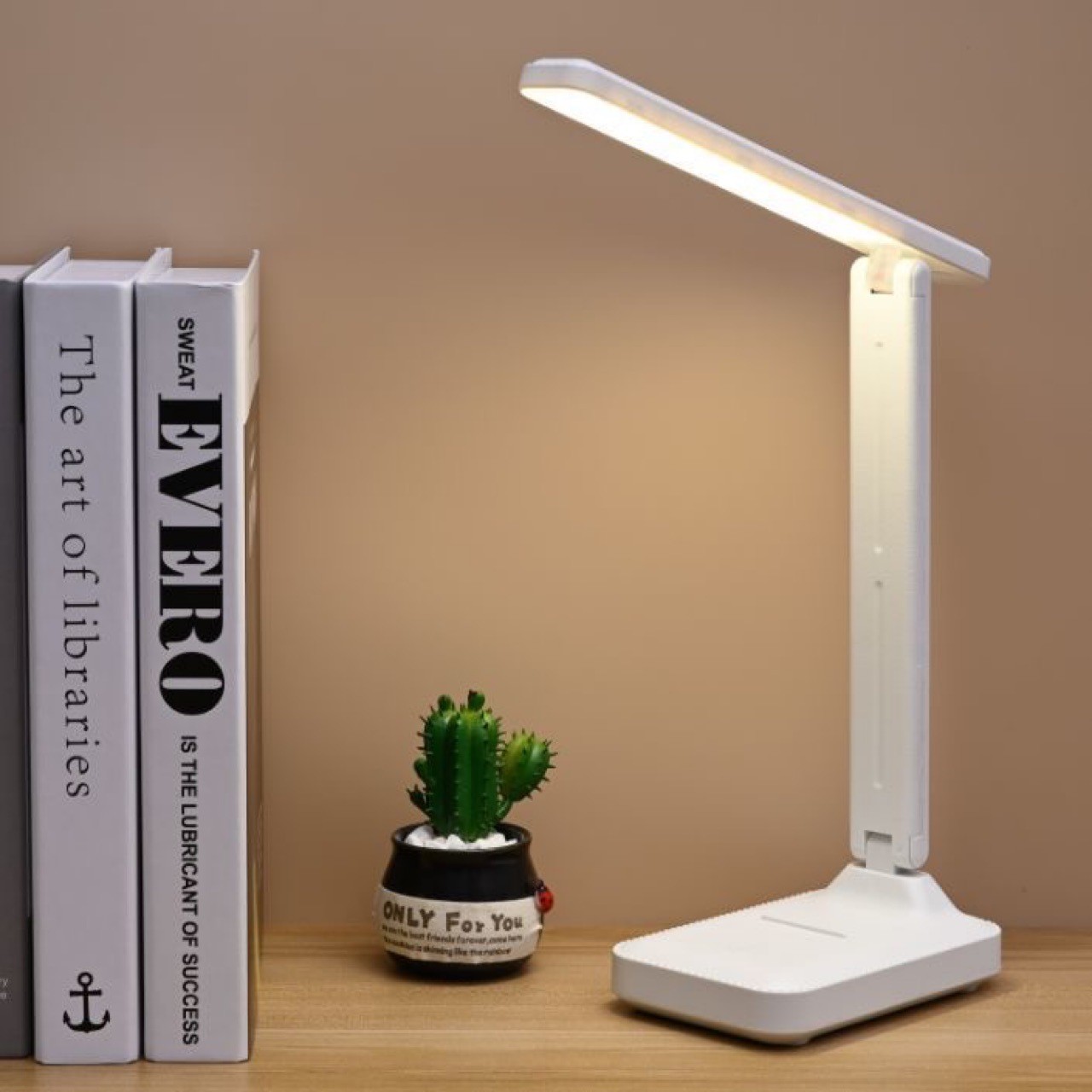 LED folding desk lamp, eye-protecting study lamp, plug-in student dormitory, children's eyesight protection, adjustable light portable desk thumbnail