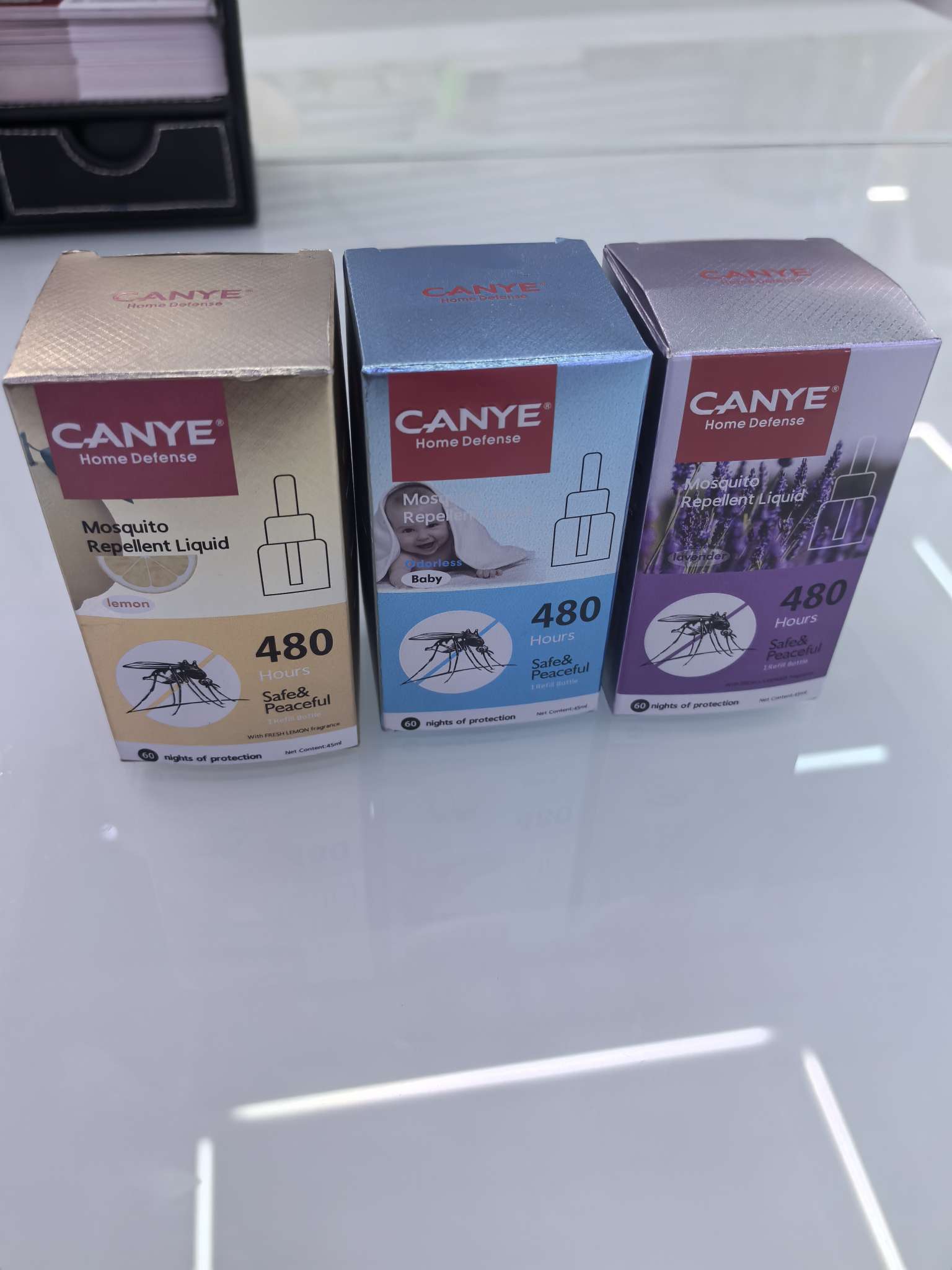CANYE 正品高效蚊香液，柠檬，baby，薰衣草