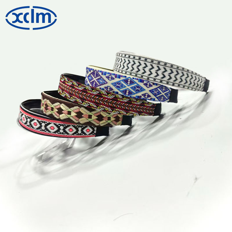 Retro ethnic Wa brocade hair accessory, wide-edge limited edition hair band, hair clip, new style, elegant headband, simple and elegant details Picture
