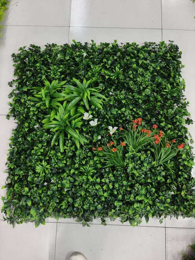 1米X1米绿植墙办公文化仿真园艺玫瑰火把狂欢夜导具仿真花DIY发饰钩织仿真玫瑰花详情图5