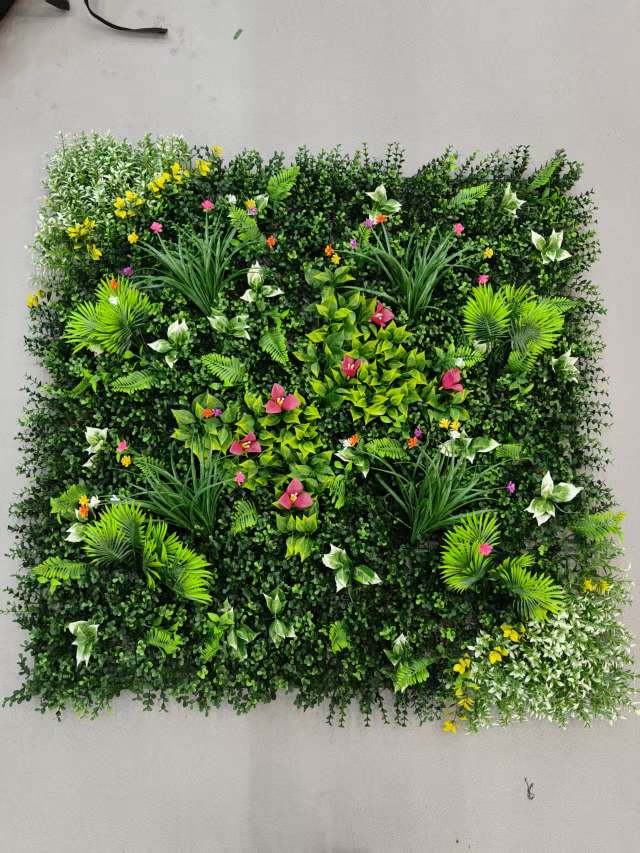 1米X1米植物墙办公文化仿真园艺玫瑰火把狂欢夜导具仿真花仿真玫瑰花详情图3