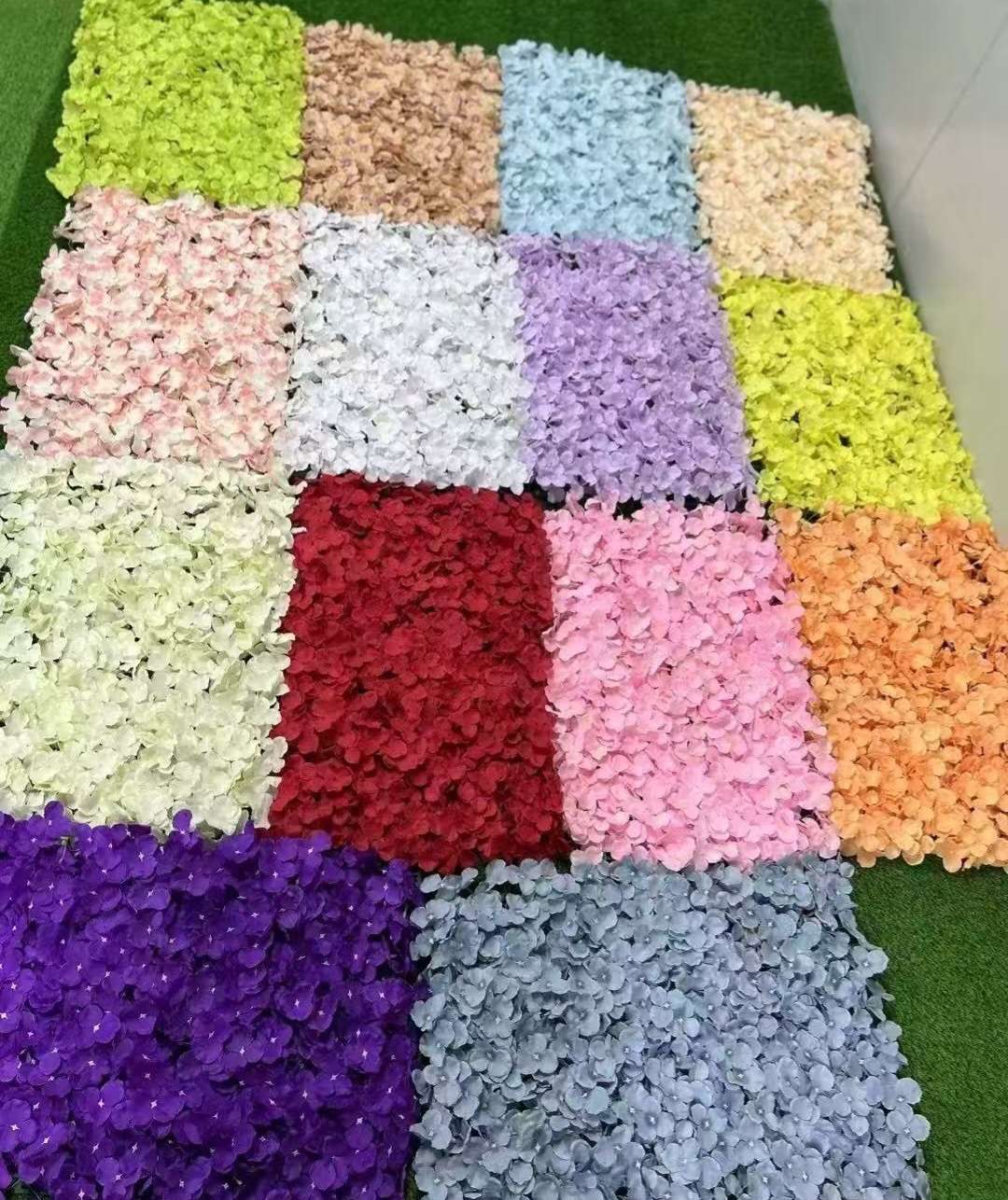 3角毛布绣球地垫花墙办公文化仿真园艺玫瑰火把狂欢夜导具仿真花DIY发饰钩织仿真玫瑰花