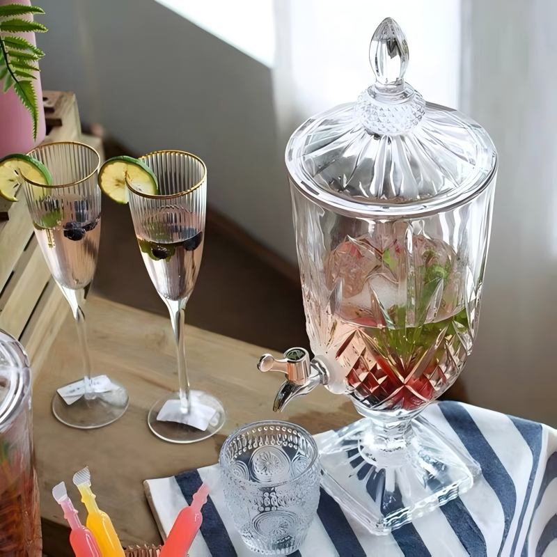 玻璃杯/竹节杯/杯子/玻璃杯杯子/茶具杯子细节图