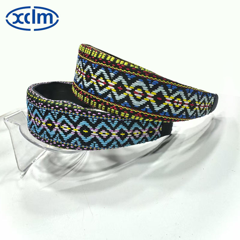 Retro hair clips, anti-slip wide-edge ethnic hair bands, floral hair clips, face-washing style, adult headbands, new hair accessories and headwear Item Picture