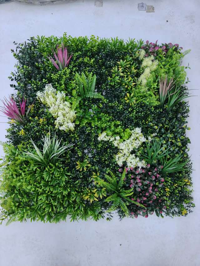 1米X1米植物墙办公文化仿真园艺玫瑰火把狂欢夜导具仿真花DIY发饰钩织仿真玫瑰花